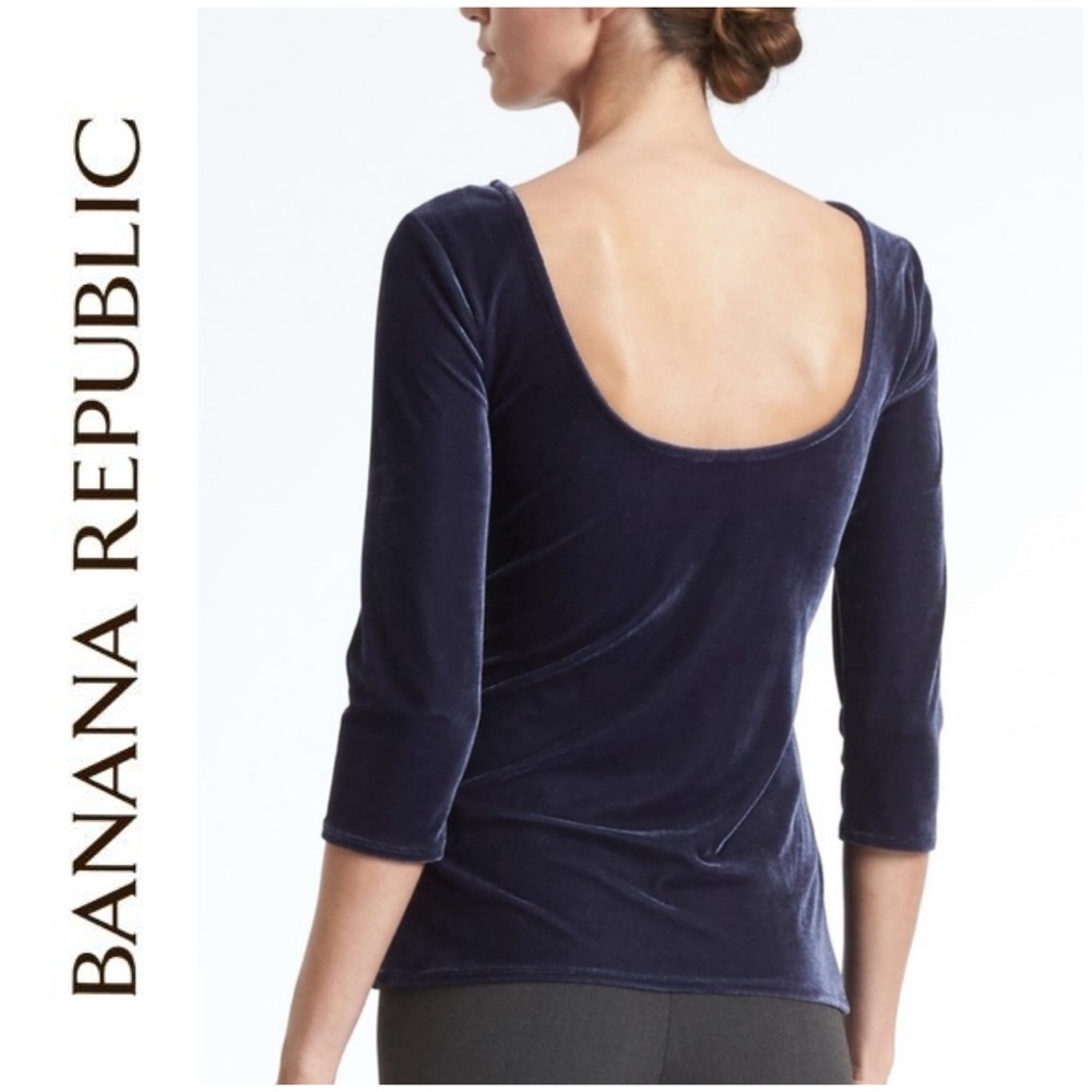 EUC Banana Republic Velvet Top